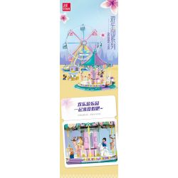 JIESTAR FF30014 30014 non  KHU VUI CHƠI VÒNG ĐU QUAY bộ đồ chơi xếp lắp ráp ghép mô hình Creator AMUSEMENT PARK FERRIS WHEEL Sáng Tạo 1390 khối