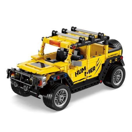 JIESTAR FF10018 10018 non  PHI NƯỚC ĐẠI CƠ HỌC XE ĐỊA HÌNH HUMMER bộ đồ chơi xếp lắp ráp ghép mô hình  Kỹ Thuật Công Nghệ Cao Mô Hình Phương Tiện 554 khối