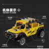JIESTAR FF10018 10018 non  PHI NƯỚC ĐẠI CƠ HỌC XE ĐỊA HÌNH HUMMER bộ đồ chơi xếp lắp ráp ghép mô hình  Kỹ Thuật Công Nghệ Cao Mô Hình Phương Tiện 554 khối