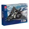 JIESTAR JJ9095 9095 58058 non  MÁY BAY TẤN CÔNG F-117A NIGHTHAWK bộ đồ chơi xếp lắp ráp ghép mô hình Military Army Quân Sự Bộ Đội 1375 khối