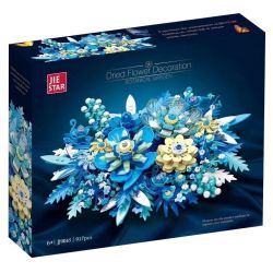 JIESTAR JJ9045 9045 non  BIỂN SAO VÀ HOA bộ đồ chơi xếp lắp ráp ghép mô hình Creator DRIED FLOWER DECORATION Sáng Tạo 917 khối
