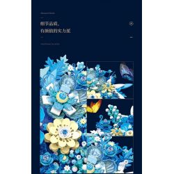 JIESTAR JJ9045 9045 non  BIỂN SAO VÀ HOA bộ đồ chơi xếp lắp ráp ghép mô hình Creator DRIED FLOWER DECORATION Sáng Tạo 917 khối