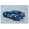 Kazi KY6149 6149 non  XE THỂ THAO CANMARUO bộ đồ chơi xếp lắp ráp ghép mô hình Speed Champions Racing Cars CAMARO Đua Xe Công Thức 263 khối