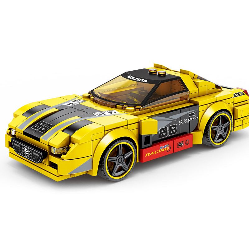 Kazi KY6148 6148 non  MAZDA RX-7 bộ đồ chơi xếp lắp ráp ghép mô hình Speed Champions Racing Cars Đua Xe Công Thức 265 khối