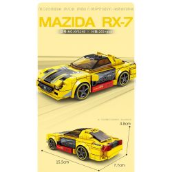 Kazi KY6148 6148 non  MAZDA RX-7 bộ đồ chơi xếp lắp ráp ghép mô hình Speed Champions Racing Cars Đua Xe Công Thức 265 khối