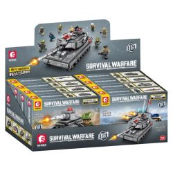 SEMBO 2932 2933 2934 2935 2936 2937 2938 2939 non  CHIẾN TRANH SINH TỒN TỔ HỢP 8 XE TĂNG ĐẤU CHỦ LỰC LEOPARD 2A7 bộ đồ chơi xếp lắp ráp ghép mô hình Military Army SURVIVAL WARFARE Quân Sự Bộ Đội 858 khối