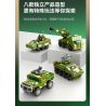 SEMBO 203150 203151 203152 203153 203154 203147 203148 203149 non  QUỐC GIA HÙNG MẠNH 8 TỔ HỢP XE TẤN CÔNG BỌC THÉP CÓ BÁNH bộ đồ chơi xếp lắp ráp ghép mô hình Military Army Quân Sự Bộ Đội 888 khối