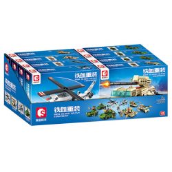 SEMBO 1345 1346 1347 1348 1349 1350 1351 1344 non  THIẾT BỊ HẠNG NẶNG SẮT MÁU 8 MẪU bộ đồ chơi xếp lắp ráp ghép mô hình Military Army IRON BLOOD HEAVY EQUIPMENT Quân Sự Bộ Đội 857 khối