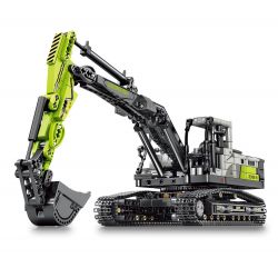 SEMBO 705112 non  ZOOMLION MÁY XÚC tỷ lệ 1:26 bộ đồ chơi xếp lắp ráp ghép mô hình  Kỹ Thuật Công Nghệ Cao Mô Hình Phương Tiện 998 khối