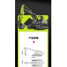 SEMBO 705112 non  ZOOMLION MÁY XÚC tỷ lệ 1:26 bộ đồ chơi xếp lắp ráp ghép mô hình  Kỹ Thuật Công Nghệ Cao Mô Hình Phương Tiện 998 khối
