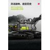 SEMBO 705112 non  ZOOMLION MÁY XÚC tỷ lệ 1:26 bộ đồ chơi xếp lắp ráp ghép mô hình  Kỹ Thuật Công Nghệ Cao Mô Hình Phương Tiện 998 khối