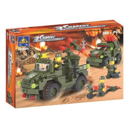 Bozhi 6204 non  XE NHÂM BIAN bộ đồ chơi xếp lắp ráp ghép mô hình City Thành Phố 266 khối