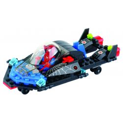 Bozhi 6002 non  NGƯỜI NHỆN KẺ HỦY DIỆT BÓNG TỐI bộ đồ chơi xếp lắp ráp ghép mô hình Super Heroes BLACKLY TERMINATOR Siêu Nhân Anh Hùng 133 khối