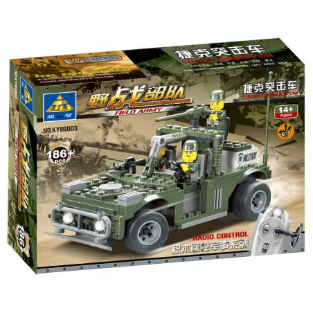 Kazi KY86003 86003 non  LỰC LƯỢNG DÃ CHIẾN XE TẤN CÔNG CỦA SÉC bộ đồ chơi xếp lắp ráp ghép mô hình Military Army FIELD ARMY Quân Sự Bộ Đội 186 khối