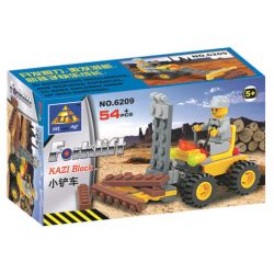 Bozhi 6209 non  XE NÂNG NHỎ bộ đồ chơi xếp lắp ráp ghép mô hình City FORKLIFT Thành Phố 54 khối
