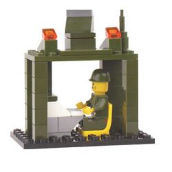 Bozhi 6510 non  XE TÊN LỬA CHEETAH bộ đồ chơi xếp lắp ráp ghép mô hình Military Army LEOPARD ROCKET Quân Sự Bộ Đội 330 khối