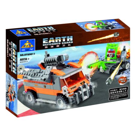 Kazi KY89011 89011 non  EARTHBOUND NGƯỜI BẢO VỆ VÀ KẺ HỦY DIỆT bộ đồ chơi xếp lắp ráp ghép mô hình 56 khối