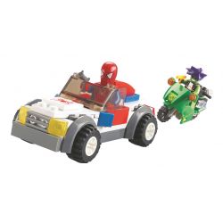 Bozhi 87003 non  NHỆN SIÊU NHÂN bộ đồ chơi xếp lắp ráp ghép mô hình Super Heroes Siêu Nhân Anh Hùng 80 khối