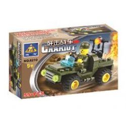 Bozhi 6210 TOPOA MACTEPOB 1832 non  XE TĂNG TIÊU DIỆT bộ đồ chơi xếp lắp ráp ghép mô hình Military Army Quân Sự Bộ Đội 59 khối