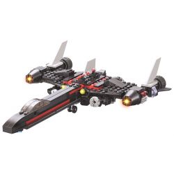 Bozhi 8021 non  CƠN LỐC ĐEN bộ đồ chơi xếp lắp ráp ghép mô hình BLACK CYCLONE 246 khối