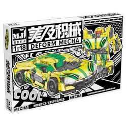 BEAUTIFUL AND 8703 non  XE KÉO BIẾN HÌNH MCLAREN tỷ lệ 1:18 bộ đồ chơi xếp lắp ráp ghép mô hình  Kỹ Thuật Công Nghệ Cao Mô Hình Phương Tiện 655 khối