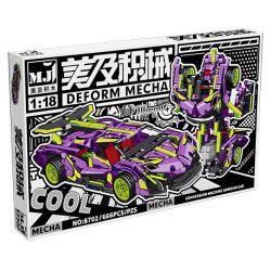 BEAUTIFUL AND 8702 non  XE BIẾN HÌNH APOLLO tỷ lệ 1:18 bộ đồ chơi xếp lắp ráp ghép mô hình  Kỹ Thuật Công Nghệ Cao Mô Hình Phương Tiện 666 khối