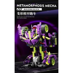 BEAUTIFUL AND 8702 non  XE BIẾN HÌNH APOLLO tỷ lệ 1:18 bộ đồ chơi xếp lắp ráp ghép mô hình  Kỹ Thuật Công Nghệ Cao Mô Hình Phương Tiện 666 khối