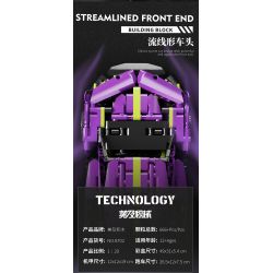 BEAUTIFUL AND 8702 non  XE BIẾN HÌNH APOLLO tỷ lệ 1:18 bộ đồ chơi xếp lắp ráp ghép mô hình  Kỹ Thuật Công Nghệ Cao Mô Hình Phương Tiện 666 khối