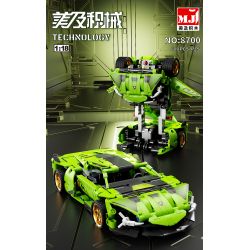 BEAUTIFUL AND 8700 non  XE KÉO BIẾN DẠNG BÒ XANH tỷ lệ 1:18 bộ đồ chơi xếp lắp ráp ghép mô hình  Kỹ Thuật Công Nghệ Cao Mô Hình Phương Tiện 608 khối