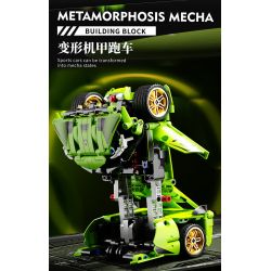 BEAUTIFUL AND 8700 non  XE KÉO BIẾN DẠNG BÒ XANH tỷ lệ 1:18 bộ đồ chơi xếp lắp ráp ghép mô hình  Kỹ Thuật Công Nghệ Cao Mô Hình Phương Tiện 608 khối