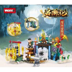 WOMA C0786 0786 non  TÂY DU KÝ TRẬN ĐẤU TRÍ TUỆ VÀNG BẠC bộ đồ chơi xếp lắp ráp ghép mô hình