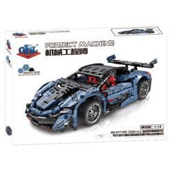 Kazi KY1105 1105 non  XE THỂ THAO MCLAREN ENCHANTRESS MÀU XANH tỷ lệ 1:14 bộ đồ chơi xếp lắp ráp ghép mô hình  Kỹ Thuật Công Nghệ Cao Mô Hình Phương Tiện 1225 khối