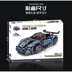 Kazi KY1105 1105 non  XE THỂ THAO MCLAREN ENCHANTRESS MÀU XANH tỷ lệ 1:14 bộ đồ chơi xếp lắp ráp ghép mô hình  Kỹ Thuật Công Nghệ Cao Mô Hình Phương Tiện 1225 khối
