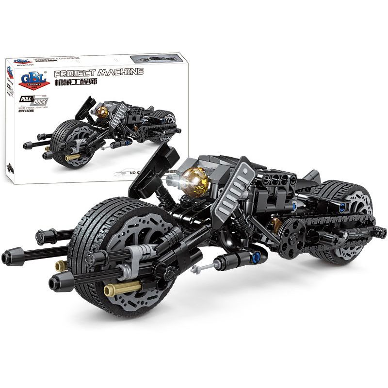 GBL KY1107 1107 non  MA BÁT CUỒNG CHIẾN XE KÉO LẠI bộ đồ chơi xếp lắp ráp ghép mô hình  Kỹ Thuật Công Nghệ Cao Mô Hình Phương Tiện 320 khối