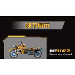 GBL KY1106 1106 non  XE KÉO ĐÔI VORTEX LASER CHARIOT bộ đồ chơi xếp lắp ráp ghép mô hình  Kỹ Thuật Công Nghệ Cao Mô Hình Phương Tiện 335 khối