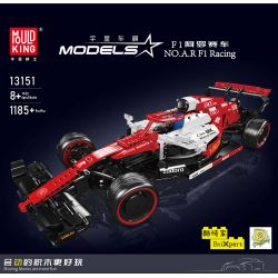 MouldKing 13151 Mould King 13151 non  ĐUA MŨI TÊN F1 bộ đồ chơi xếp lắp ráp ghép mô hình  A.R F1 RACING Kỹ Thuật Công Nghệ Cao Mô Hình Phương Tiện 1185 khối