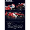 MouldKing 13151 Mould King 13151 non  ĐUA MŨI TÊN F1 bộ đồ chơi xếp lắp ráp ghép mô hình  A.R F1 RACING Kỹ Thuật Công Nghệ Cao Mô Hình Phương Tiện 1185 khối