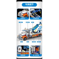 FORANGE FC1618 1618 non  XE CỨU HỘ ĐƯỜNG BỘ bộ đồ chơi xếp lắp ráp ghép mô hình Creator RACING CLUB Sáng Tạo 781 khối