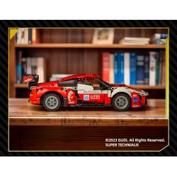 GUDI 70010 non  CUỘC ĐUA GIẬN DỮ XE KÉO GT3 BLAZING HORSE bộ đồ chơi xếp lắp ráp ghép mô hình  Kỹ Thuật Công Nghệ Cao Mô Hình Phương Tiện 524 khối