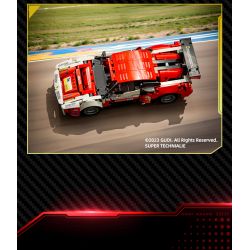 GUDI 70010 non  CUỘC ĐUA GIẬN DỮ XE KÉO GT3 BLAZING HORSE bộ đồ chơi xếp lắp ráp ghép mô hình  Kỹ Thuật Công Nghệ Cao Mô Hình Phương Tiện 524 khối