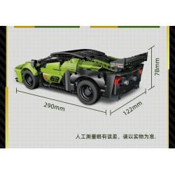 GUDI 70009 non  ĐUA XE GIẬN DỮ KÉO LÙI CƠN BÃO BULL EVO2 tỷ lệ 1:14 bộ đồ chơi xếp lắp ráp ghép mô hình  Kỹ Thuật Công Nghệ Cao Mô Hình Phương Tiện 533 khối