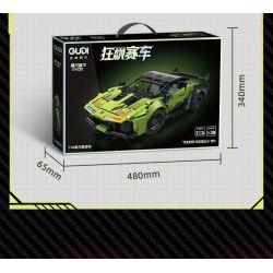 GUDI 70009 non  ĐUA XE GIẬN DỮ KÉO LÙI CƠN BÃO BULL EVO2 tỷ lệ 1:14 bộ đồ chơi xếp lắp ráp ghép mô hình  Kỹ Thuật Công Nghệ Cao Mô Hình Phương Tiện 533 khối