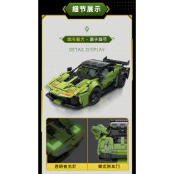 GUDI 70009 non  ĐUA XE GIẬN DỮ KÉO LÙI CƠN BÃO BULL EVO2 tỷ lệ 1:14 bộ đồ chơi xếp lắp ráp ghép mô hình  Kỹ Thuật Công Nghệ Cao Mô Hình Phương Tiện 533 khối