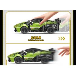 GUDI 70009 non  ĐUA XE GIẬN DỮ KÉO LÙI CƠN BÃO BULL EVO2 tỷ lệ 1:14 bộ đồ chơi xếp lắp ráp ghép mô hình  Kỹ Thuật Công Nghệ Cao Mô Hình Phương Tiện 533 khối