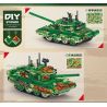 ZUANMA 108D non  VIỄN CHINH SẮT XE TĂNG CHIẾN ĐẤU CHỦ LỰC T-99A CỦA TRUNG QUỐC bộ đồ chơi xếp lắp ráp ghép mô hình Military Army T-99A MAIN BATTLE TANK Quân Sự Bộ Đội 675 khối
