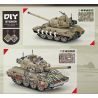 ZUANMA 108C non  IRON EXPEDITION XE TĂNG CHIẾN ĐẤU CHỦ LỰC MK-4M CỦA ISRAEL bộ đồ chơi xếp lắp ráp ghép mô hình Military Army MK-4M MAIN BATTLE TANK Quân Sự Bộ Đội 634 khối