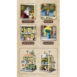 WELLEADZ 6102 non  NGÀY XƯA CỬA HÀNG PHẦN CỨNG bộ đồ chơi xếp lắp ráp ghép mô hình HARDWARE STORE 491 khối