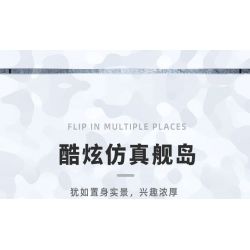 CAYI KY012 non  TÀU SÂN BAY CHẠY BẰNG NĂNG LƯỢNG HẠT NHÂN bộ đồ chơi xếp lắp ráp ghép mô hình Military Army Quân Sự Bộ Đội 998 khối