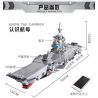 CAYI KY012 non  TÀU SÂN BAY CHẠY BẰNG NĂNG LƯỢNG HẠT NHÂN bộ đồ chơi xếp lắp ráp ghép mô hình Military Army Quân Sự Bộ Đội 998 khối