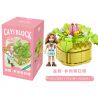 CAYI 13001 13002 13003 13004 13005 13006 non  NGƯỜI TRỒNG HOA 6 LOẠI MỌNG NƯỚC bộ đồ chơi xếp lắp ráp ghép mô hình Creator LITTLE GARDENER Sáng Tạo 520 khối